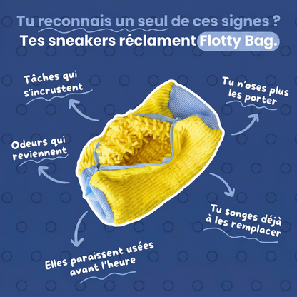 FLOTTY™  Chausse Pro — Sac Lavage Chaussures Machine à Laver | Des Baskets Comme Neuves Sans Effort