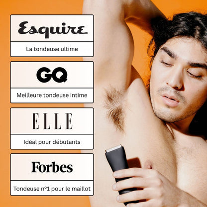 Mon Flotty - La tondeuse intime idéale pour un rasage parfait, zéro coupure, zéro brûlure