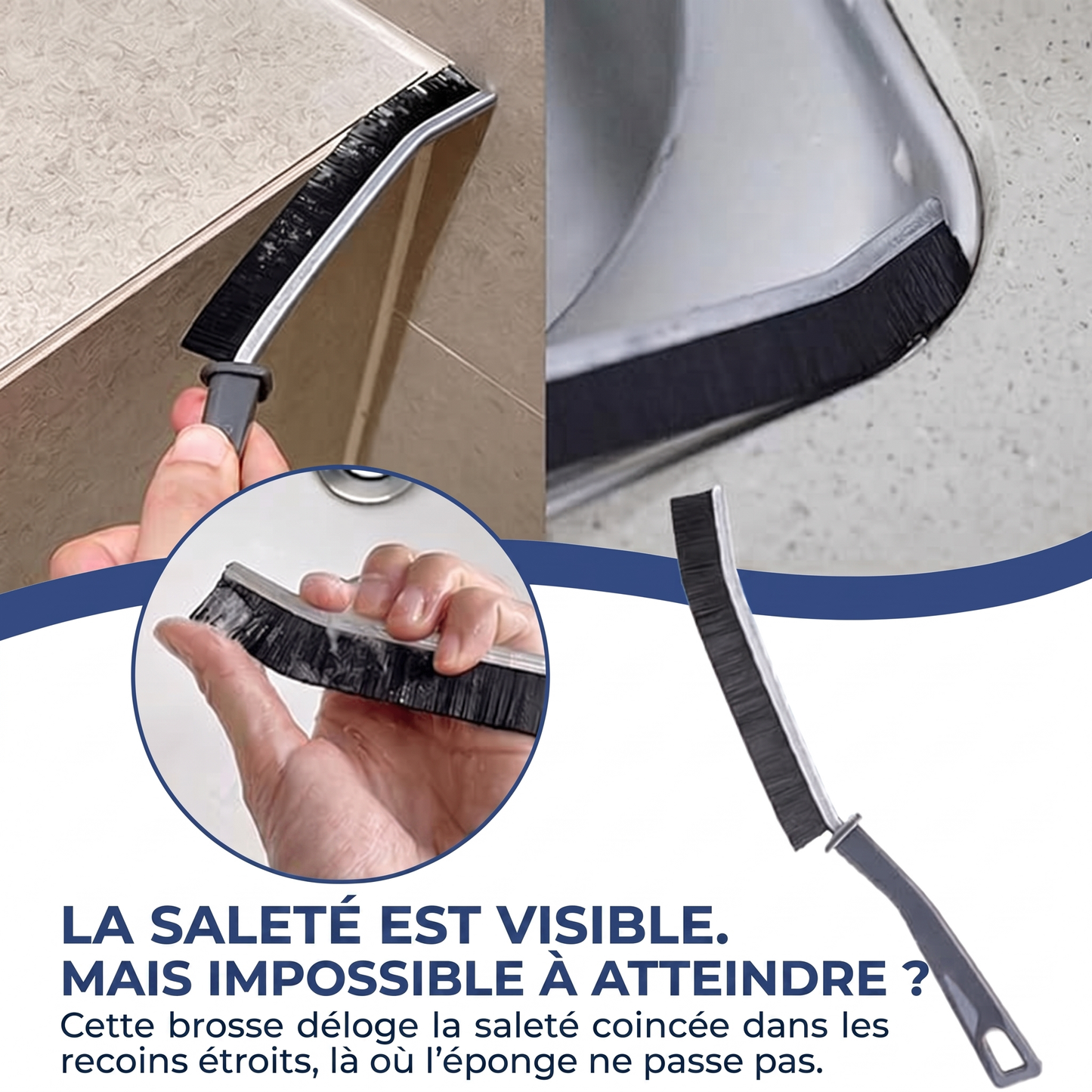 FLOTTY™ Brush — Pack de 4 Brosses pour Atteindre Chaque Recoin Inaccessible