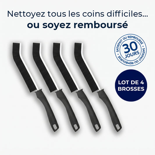 FLOTTY™ Brush — Pack de 4 Brosses pour Atteindre Chaque Recoin Inaccessible